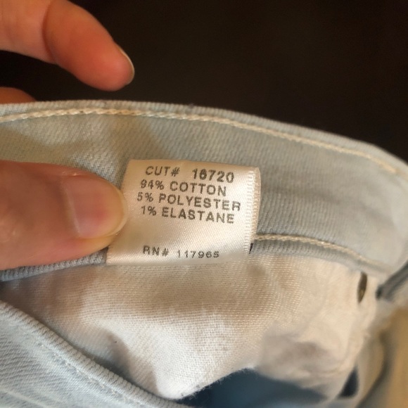 J brand very light blue shorts - Picture 9 of 9